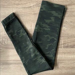 SPANX cami green high waist leggings size small